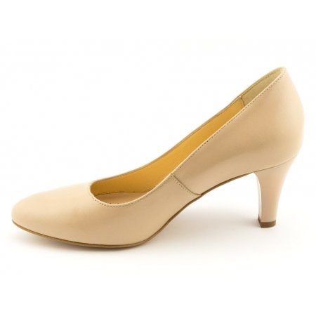 Czółenka Acord 5827-813 nude - beżowe lico