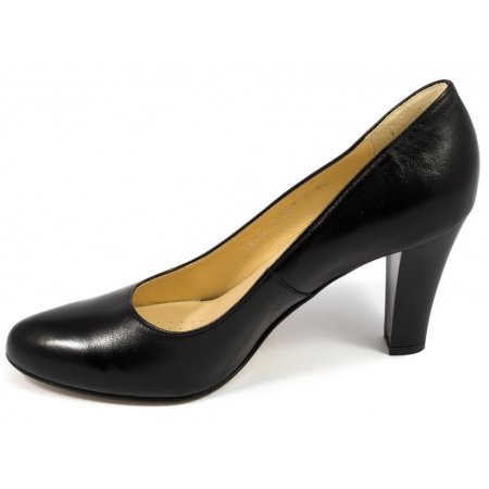 Czółenka Acord 5829-101 czarne lico