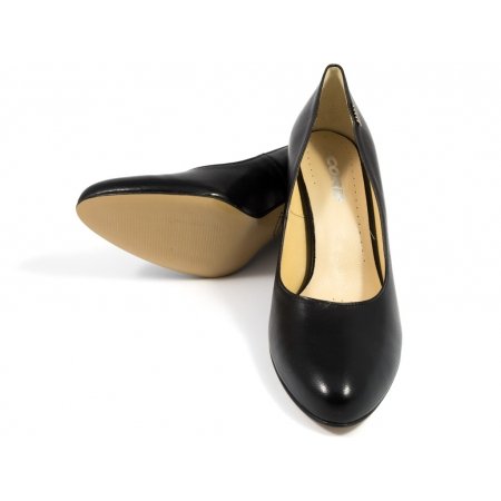 Czółenka Acord 5829-101 czarne lico