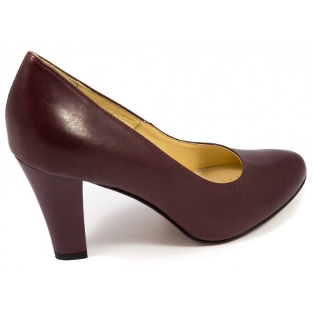 Czółenka Acord 5829-904 bordowe lico