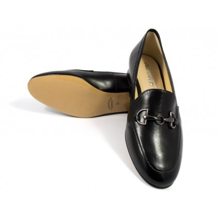 Czółenka Acord 5922-101 czarne lico