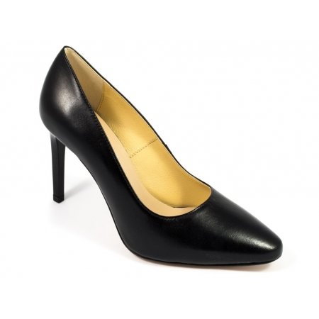 Czółenka Acord 5931-101 czarne lico