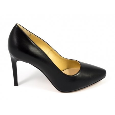 Czółenka Acord 5931-101 czarne lico