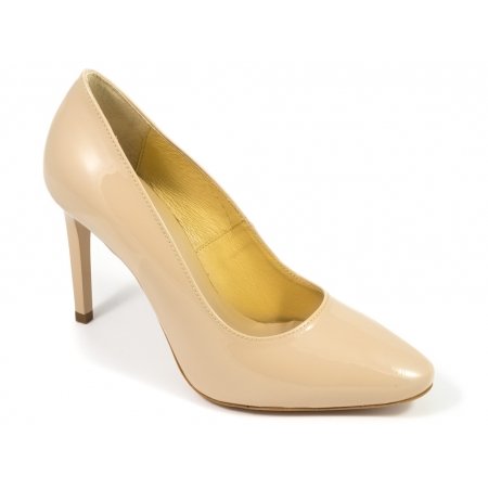 Czółenka Acord 5931-320 beżowy lakier