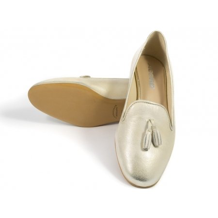 Mokasyny Acord 5953-815/815 złote lico