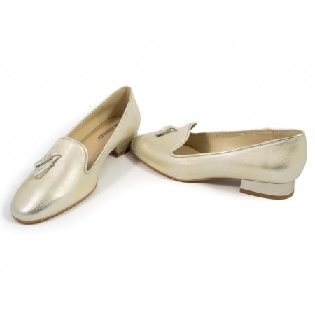 Mokasyny Acord 5953-815/815 złote lico