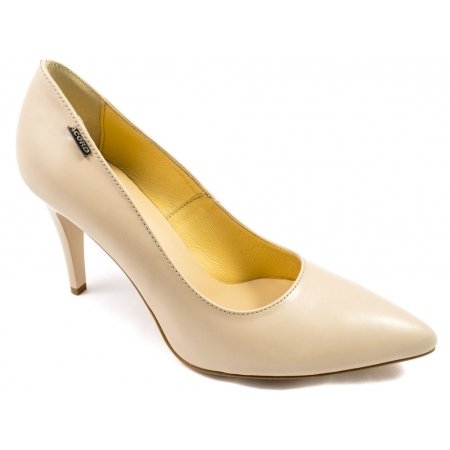 Czółenka Acord 5958-813 beżowe lico