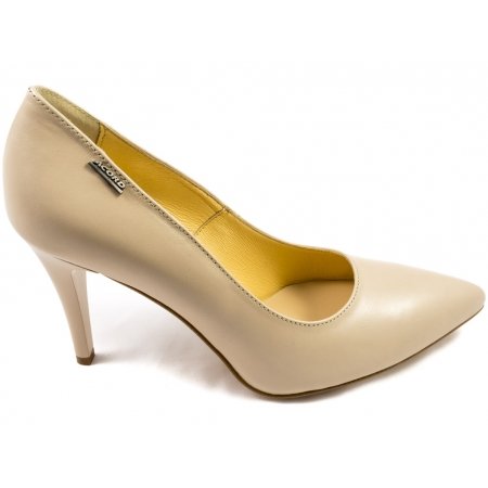 Czółenka Acord 5958-813 beżowe lico