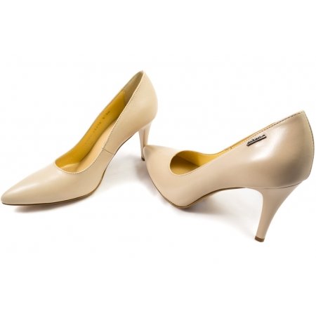 Czółenka Acord 5958-813 beżowe lico