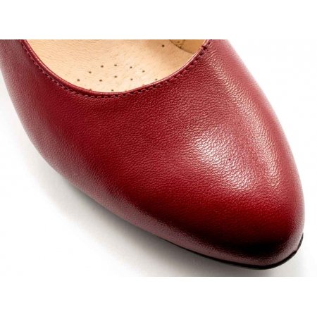 Czółenka Acord 5970-107 czerwone lico