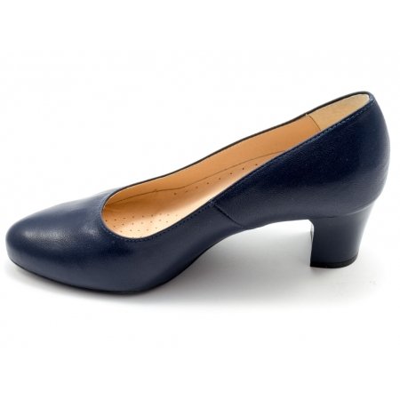 Czółenka Acord 5970-735 granatowe lico