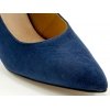 Czółenka Acord 5977-432 granatowy welur