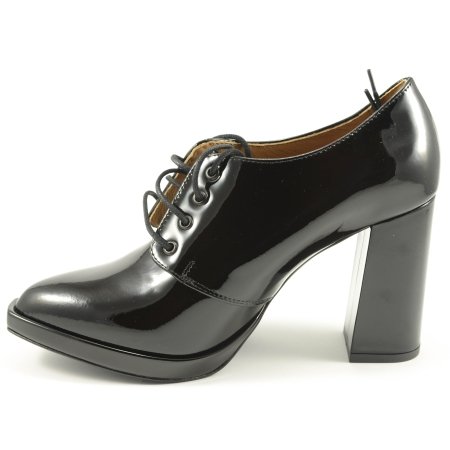 Półbuty Acord 6308-042 czarny lakier