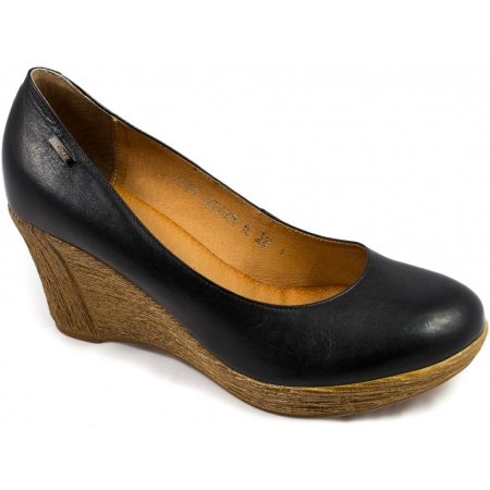 Czółenka Acord 8260-107 czarne lico