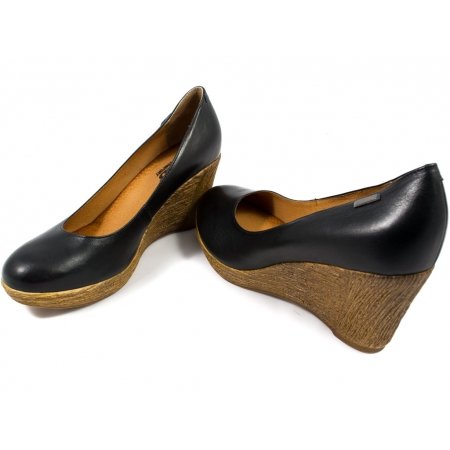 Czółenka Acord 8260-107 czarne lico