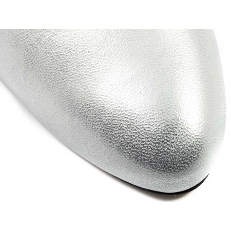 Czółenka Acord 8441-814 srebrne lico