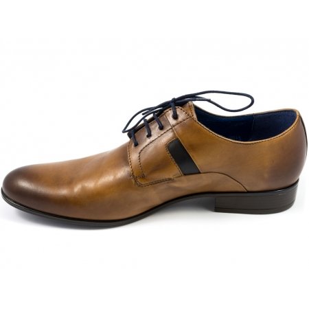 Półbuty Conhpol C00C-6503-ZM98-00S14 brązowe lico