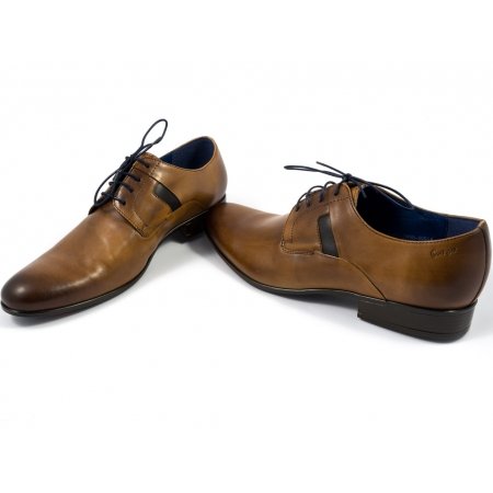 Półbuty Conhpol C00C-6503-ZM98-00S14 brązowe lico