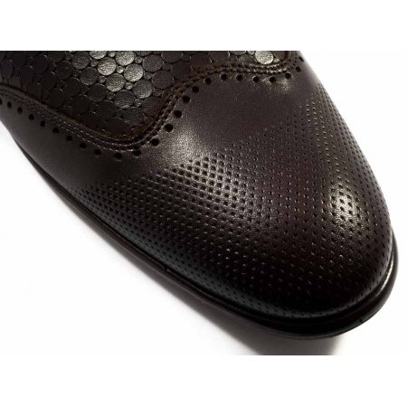 Półbuty Conhpol C-2901X4M5 brązowe lico