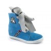 Sneakersy Di Lusso Szminka niebieski zamsz