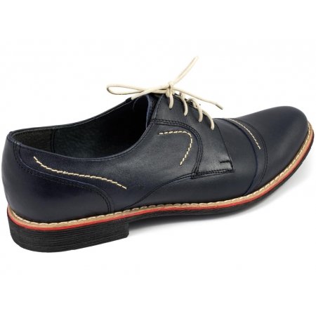 Półbuty Dorian 293 granatowe lico