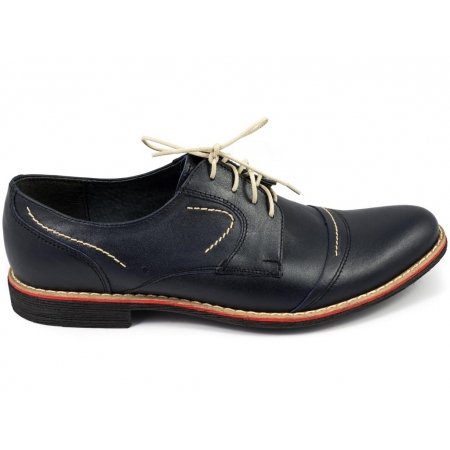 Półbuty Dorian 293 granatowe lico