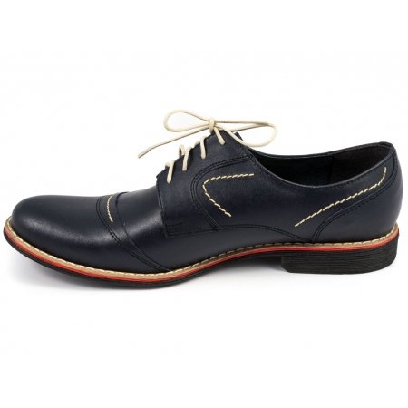 Półbuty Dorian 293 granatowe lico