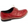 Półbuty Dorian 293 czerwone lico