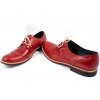 Półbuty Dorian 293 czerwone lico