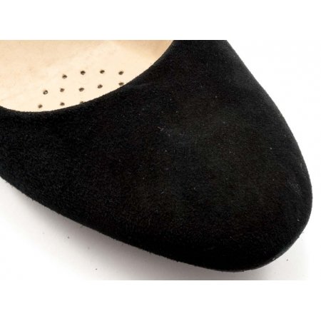 Czółenka Grodecki 1214 czarny zamsz