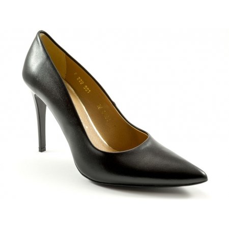 Czółenka Giulio Santoro by Presto P-6901 czarne lico