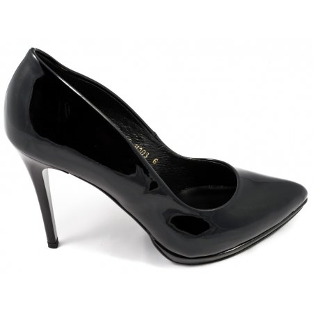 Czółenka Giulio Santoro by Presto P-9103-P czarny lakier