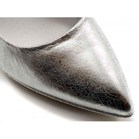 Czółenka Giulio Santoro by Presto P-9103-P srebrny kryształ lico