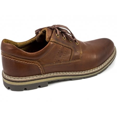 Półbuty Riko 759 brązowe lico