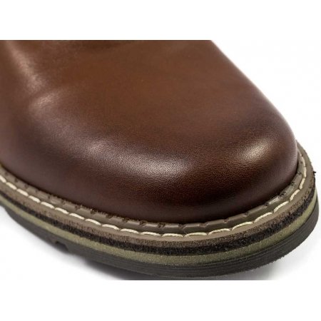 Półbuty Riko 759 brązowe lico