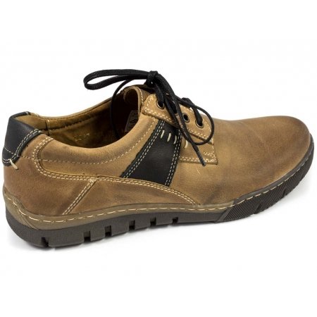 Półbuty Riko 796 beżowe lico