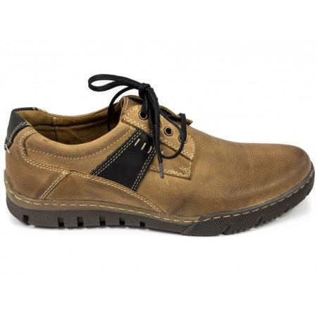 Półbuty Riko 796 beżowe lico