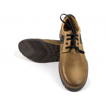 Półbuty Riko 796 beżowe lico