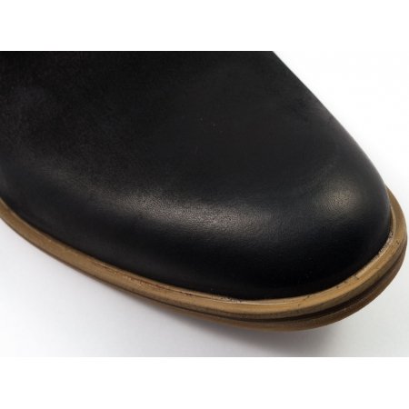 Półbuty Riko 819 czarny zamsz