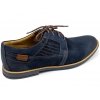 Półbuty Riko 819 granatowy zamsz