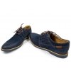 Półbuty Riko 819 granatowy zamsz