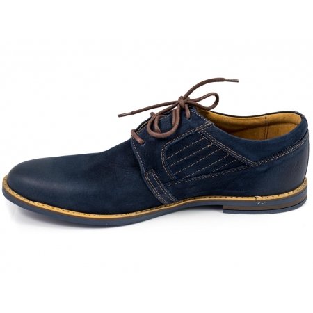 Półbuty Riko 819 granatowy zamsz