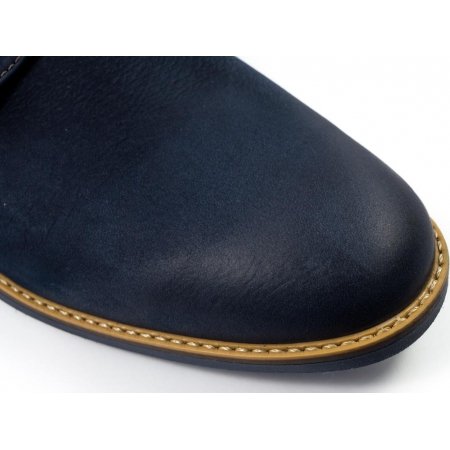 Półbuty Riko 819 granatowy zamsz