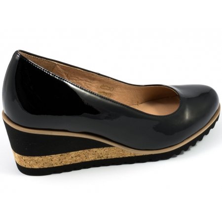 Czółenka Sempre Stivali 0-36 czarny lakier