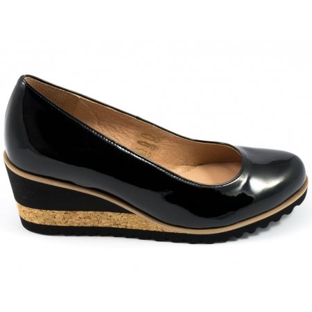 Czółenka Sempre Stivali 0-36 czarny lakier