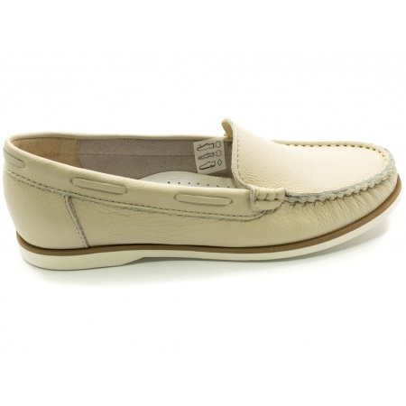 Mokasyny Sempre Stivali 0-76 beżowe lico