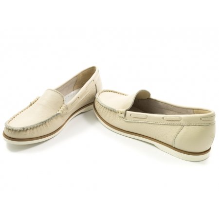 Mokasyny Sempre Stivali 0-76 beżowe lico