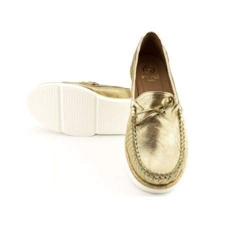 Mokasyny Sempre Stivali 0-85 złote lico