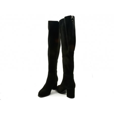 Kozaki Sempre 4893 czarny welur