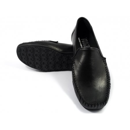 Mokasyny Lavaggio 1564 czarne lico